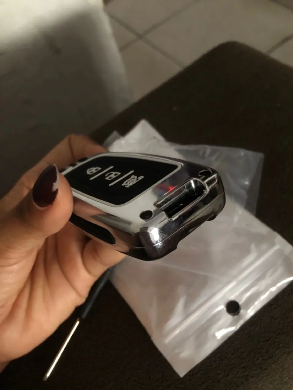 Capa Chave para Hyundai (CHAVE DE PRESENÇA) - Foto 4
