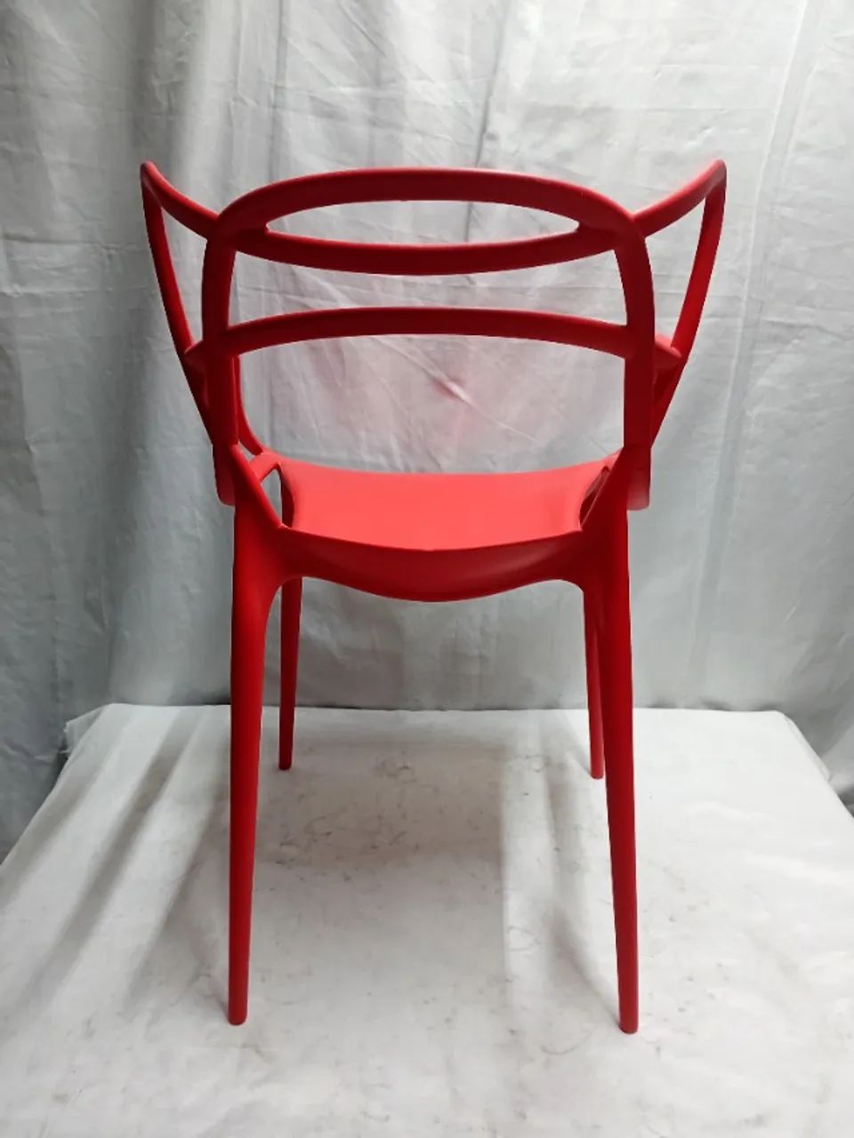 Cadeira Fixa Design Allegra Vermelha  - Foto 4