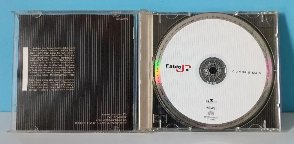 CD Fábio Jr - O Amor é Mais - 2000 - Foto 3