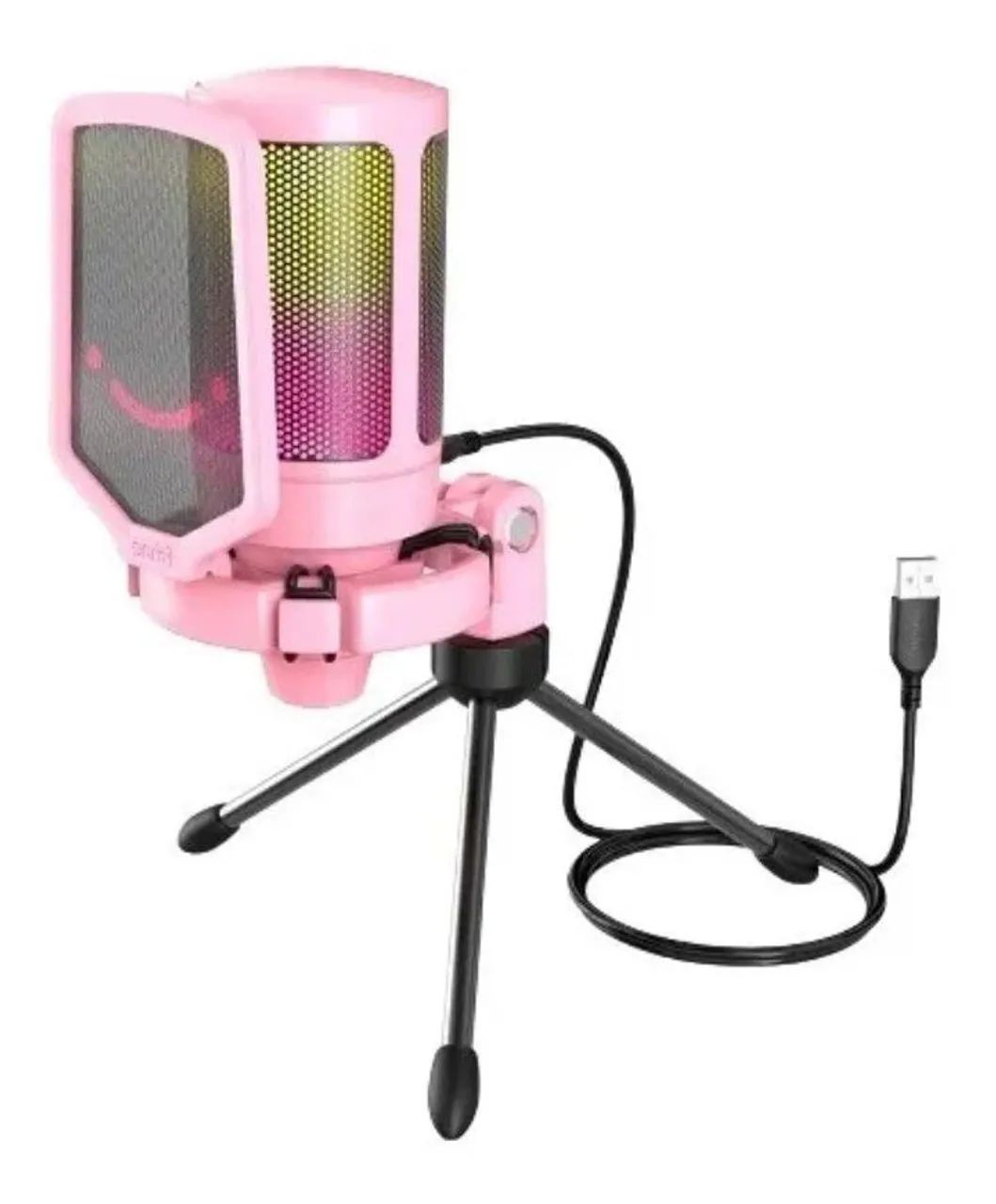 Microfone Gamer Condensador USB para PC 
