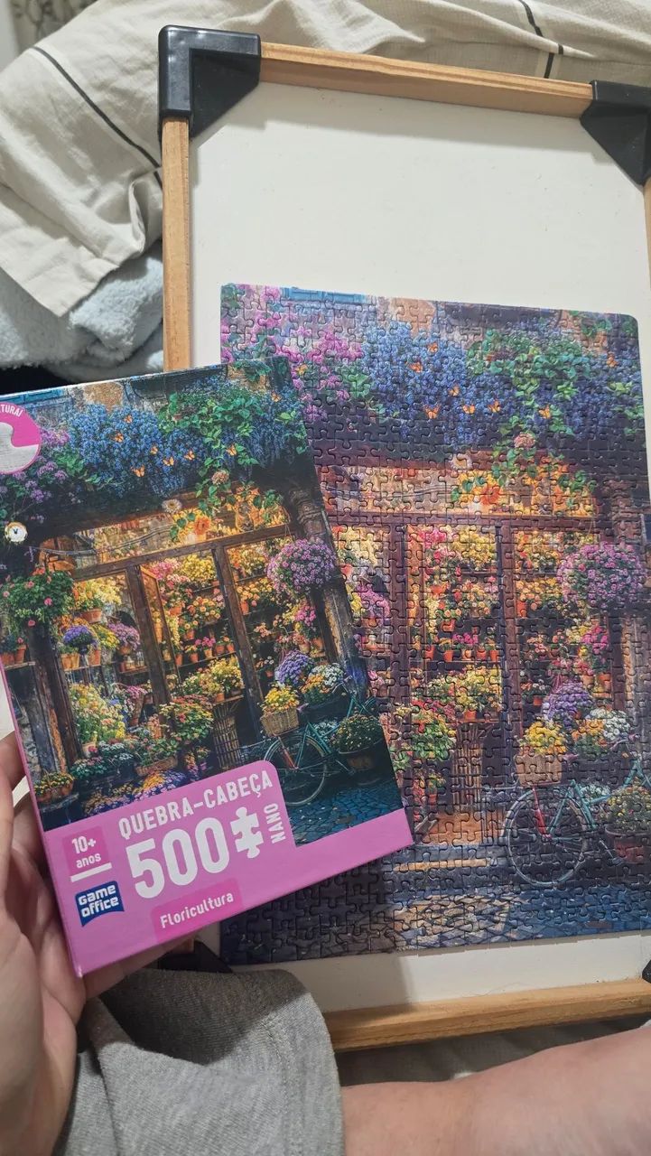 Quebra-cabeça 500 peças Floricultura