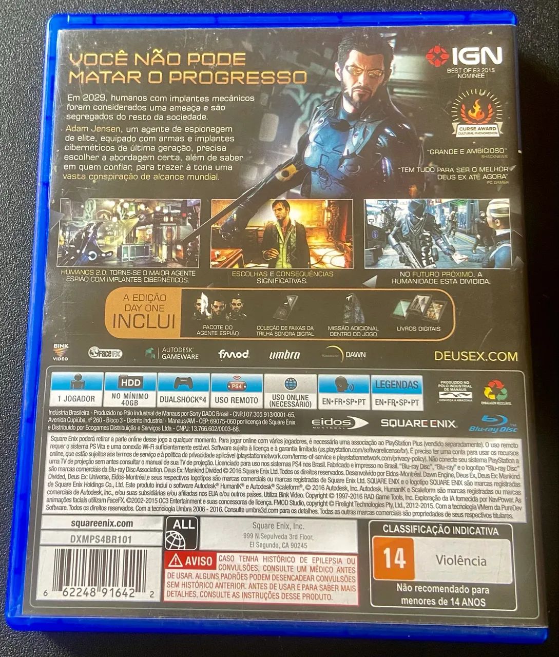 Jogo DEUS EX para PS4 - Foto 2
