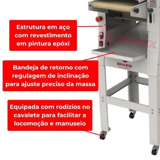 Modeladora de pães- Braesi 