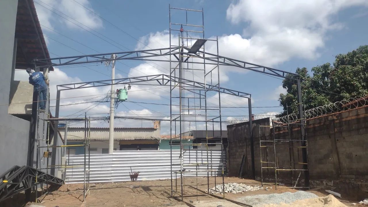 Galpão Estrutura Metálica Mão de Obra e Material  - Foto 4