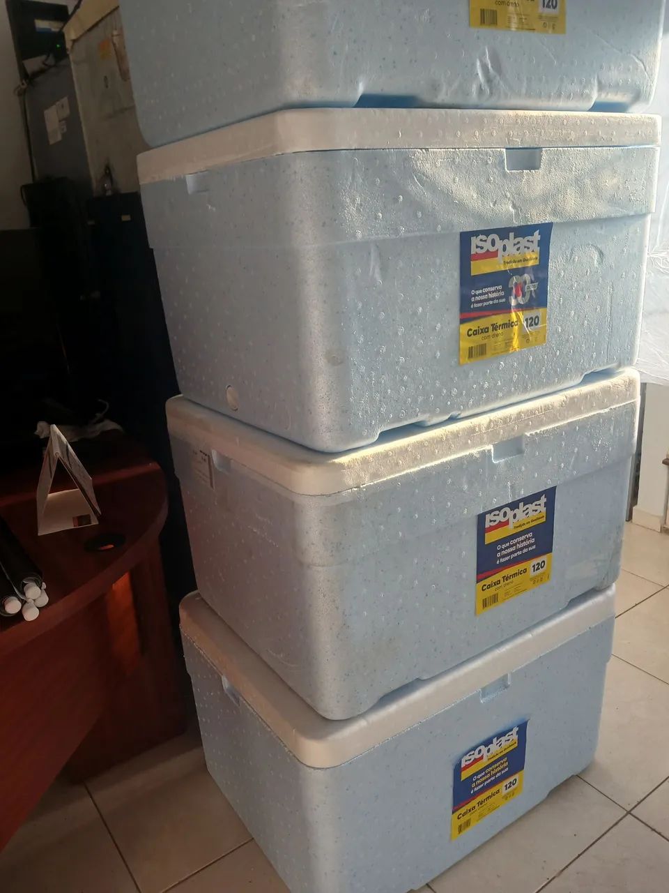 Caixa isopor 120lts  - Foto 4