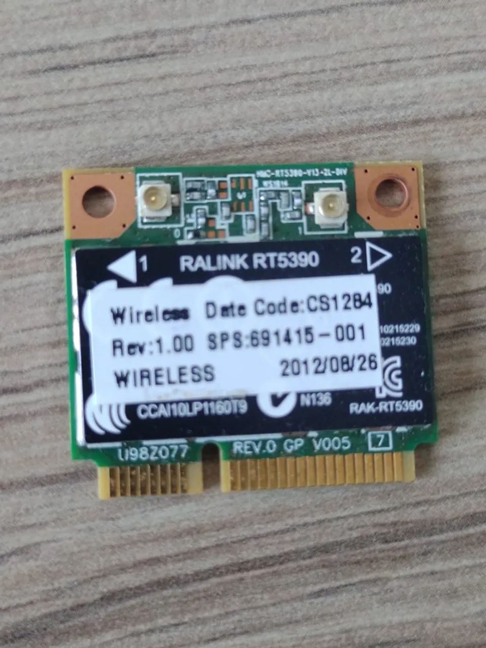 Placa Rede Notebook Wifi Wireless Ralink RT5390