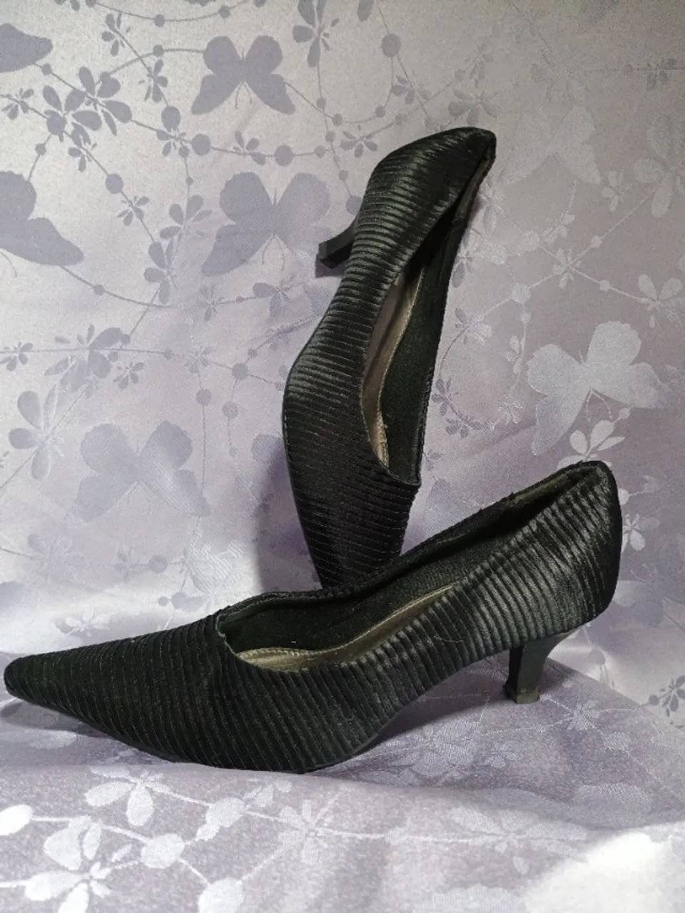 SCARPIN VIZZANO PRETO ACETINADO - Foto 2