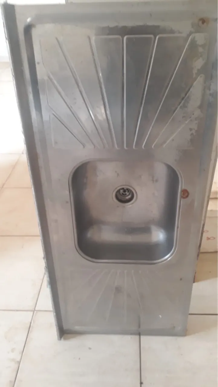 Cuba de pia em aço inox
