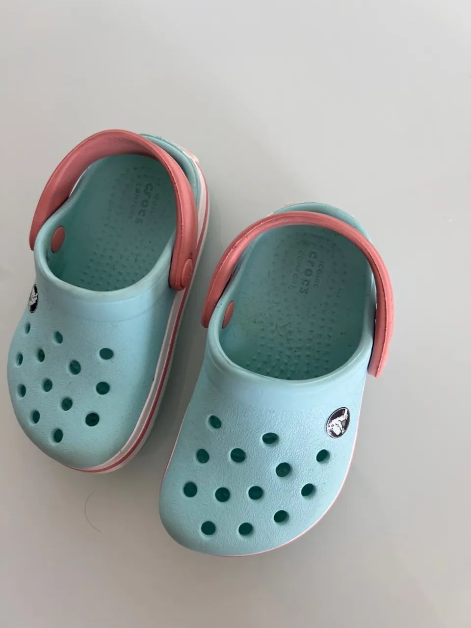 Crocs Infantil Azul e Rosa C6 - Foto 4