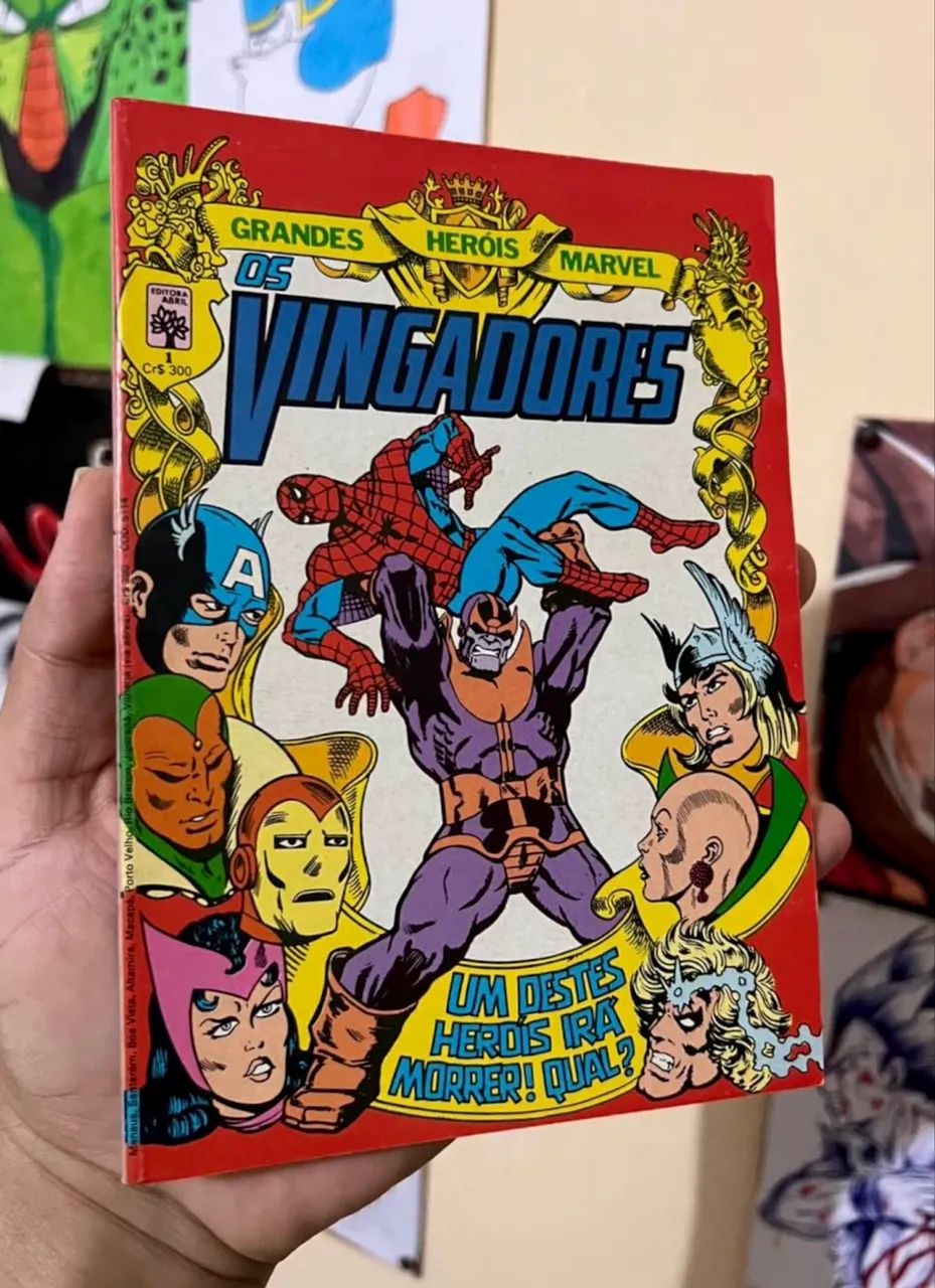 Grandes heróis marvel número 1 e 2 editora abril originais ano 1983 - Foto 3