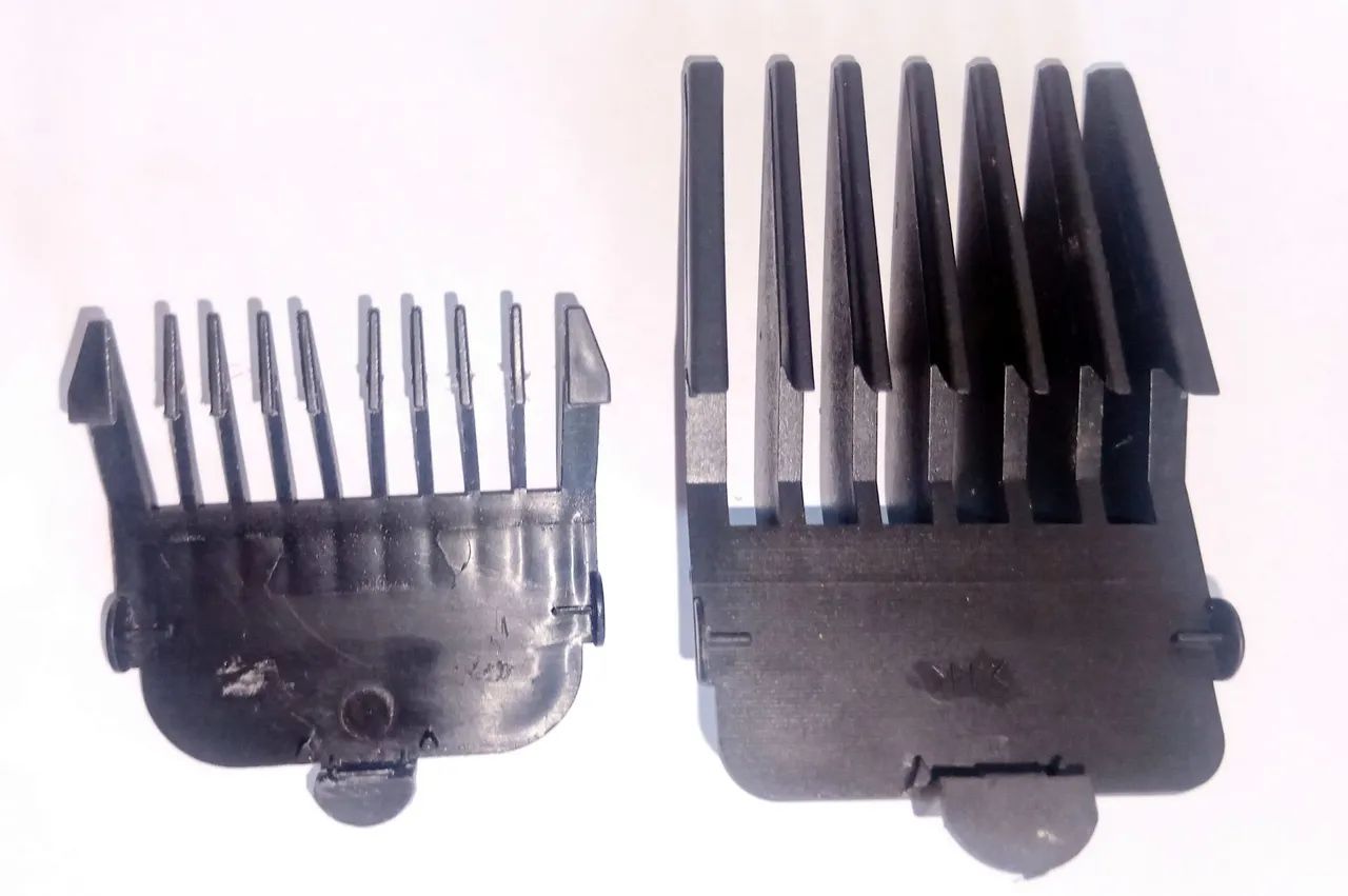  Pentes Plásticos para Máquina de Cortar Cabelo Gama Italy Usados - Foto 4