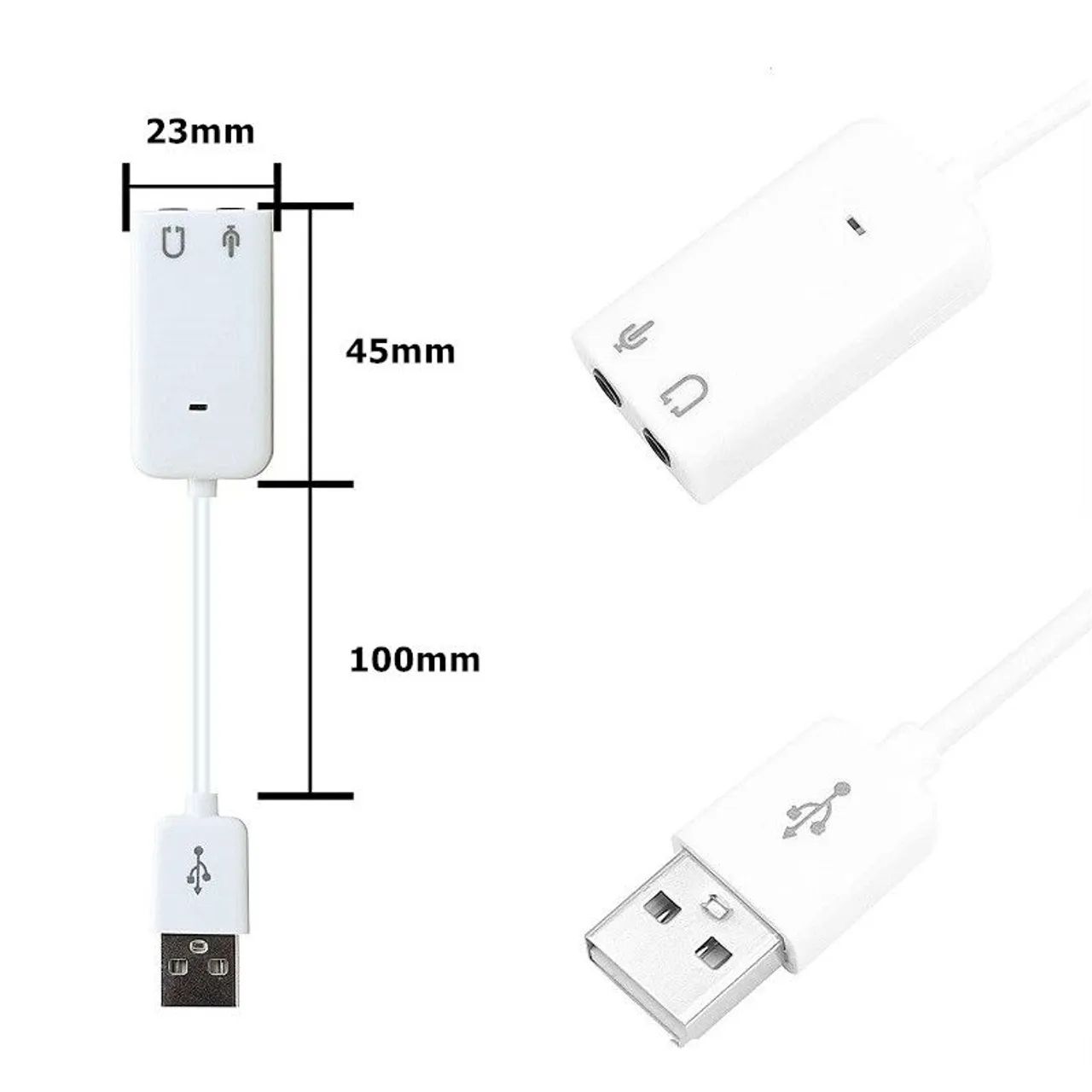 Adaptador de áudio USB externo  - Foto 2