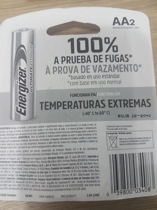 Pilha Energizer Ultimate Lithium AA2 - Foto 3