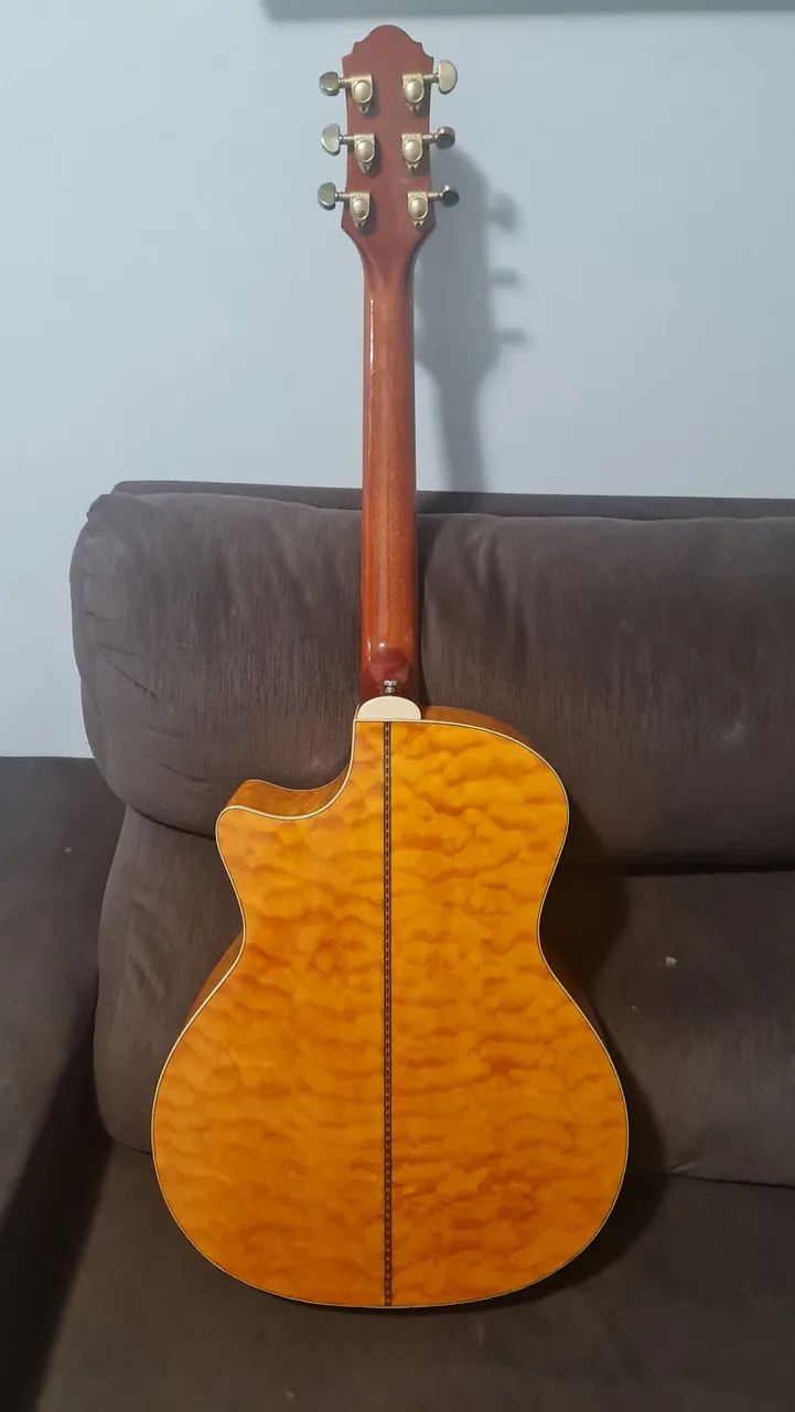 Violão Crafter GAE-33 - Eletroacústico Premium com Captação Profissional Fishman + Case - Foto 2