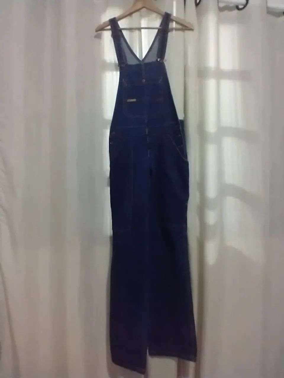Macacão jeans Lee lindo, bem azul jeans, perfeito! - Foto 5