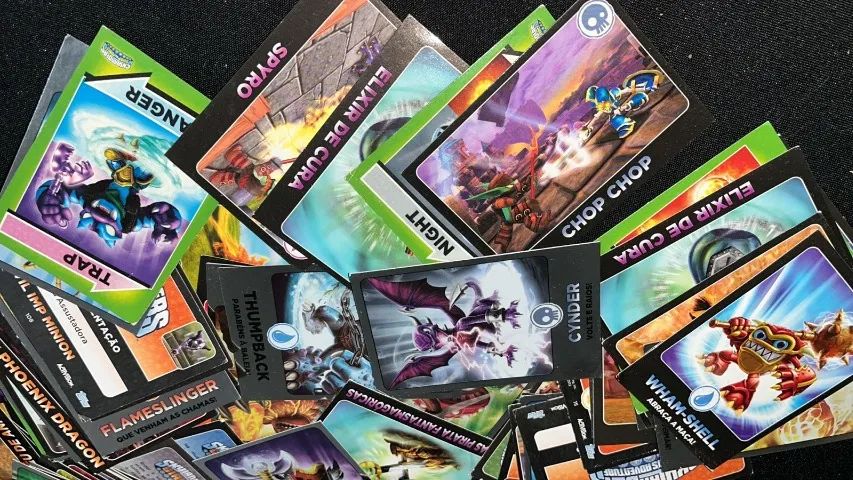 Lote Com 198 Cards Skylanders Card Game - Foto 4