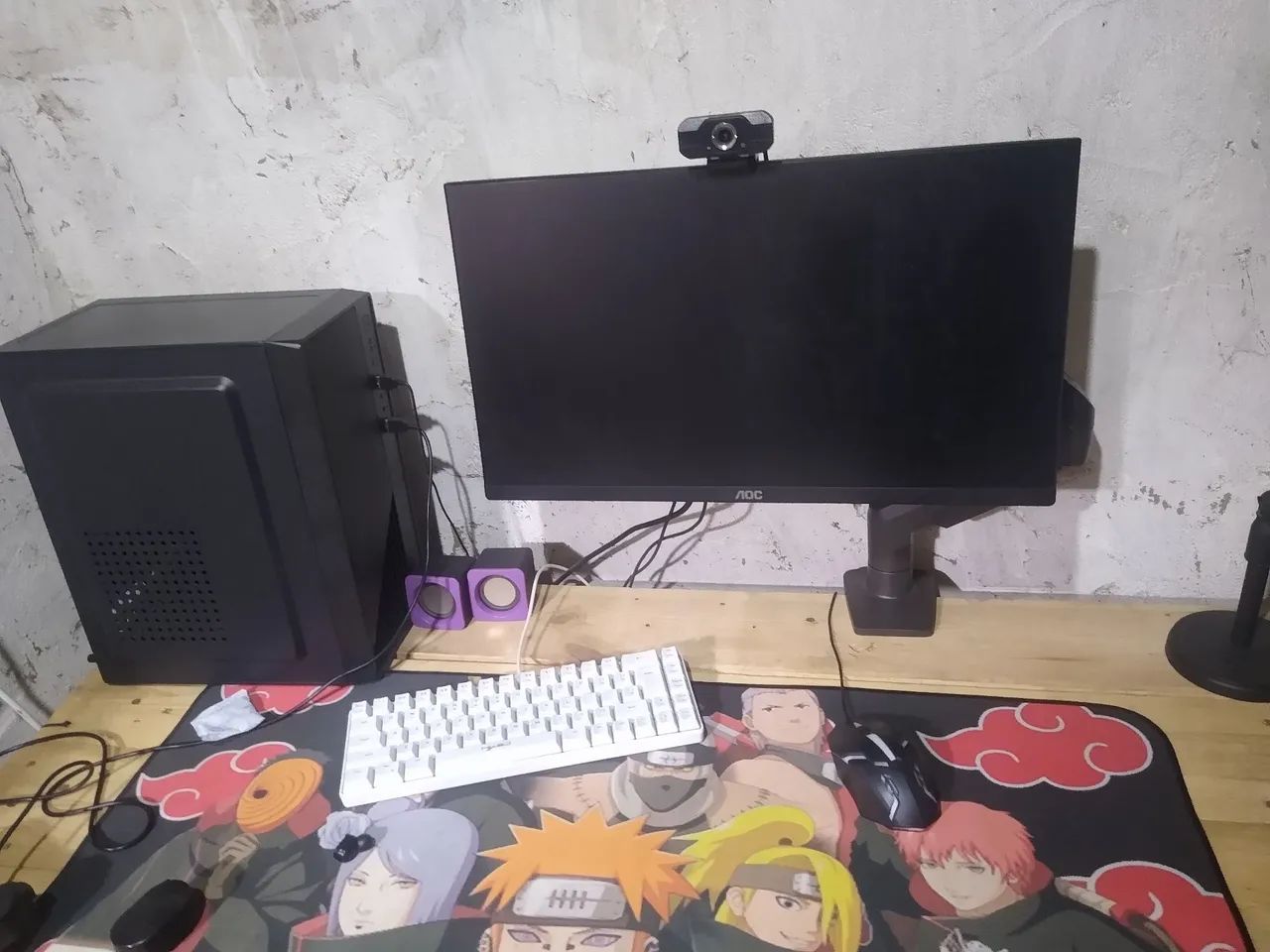 i5 3570, 16gb ram, SSD 240gb, placa h61, monitor de 21.5" + teclado e mouse - Foto 4