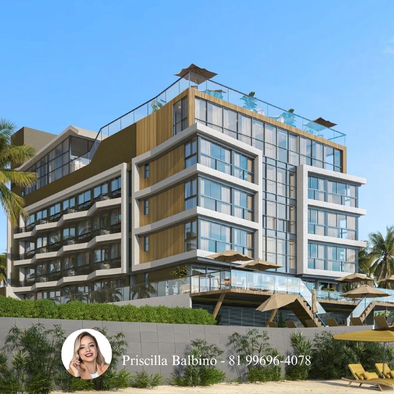 Flats beira-mar Porto de Galinhas | Porto Algarve Beach | lazer completo e alta rentabilid - Foto 4