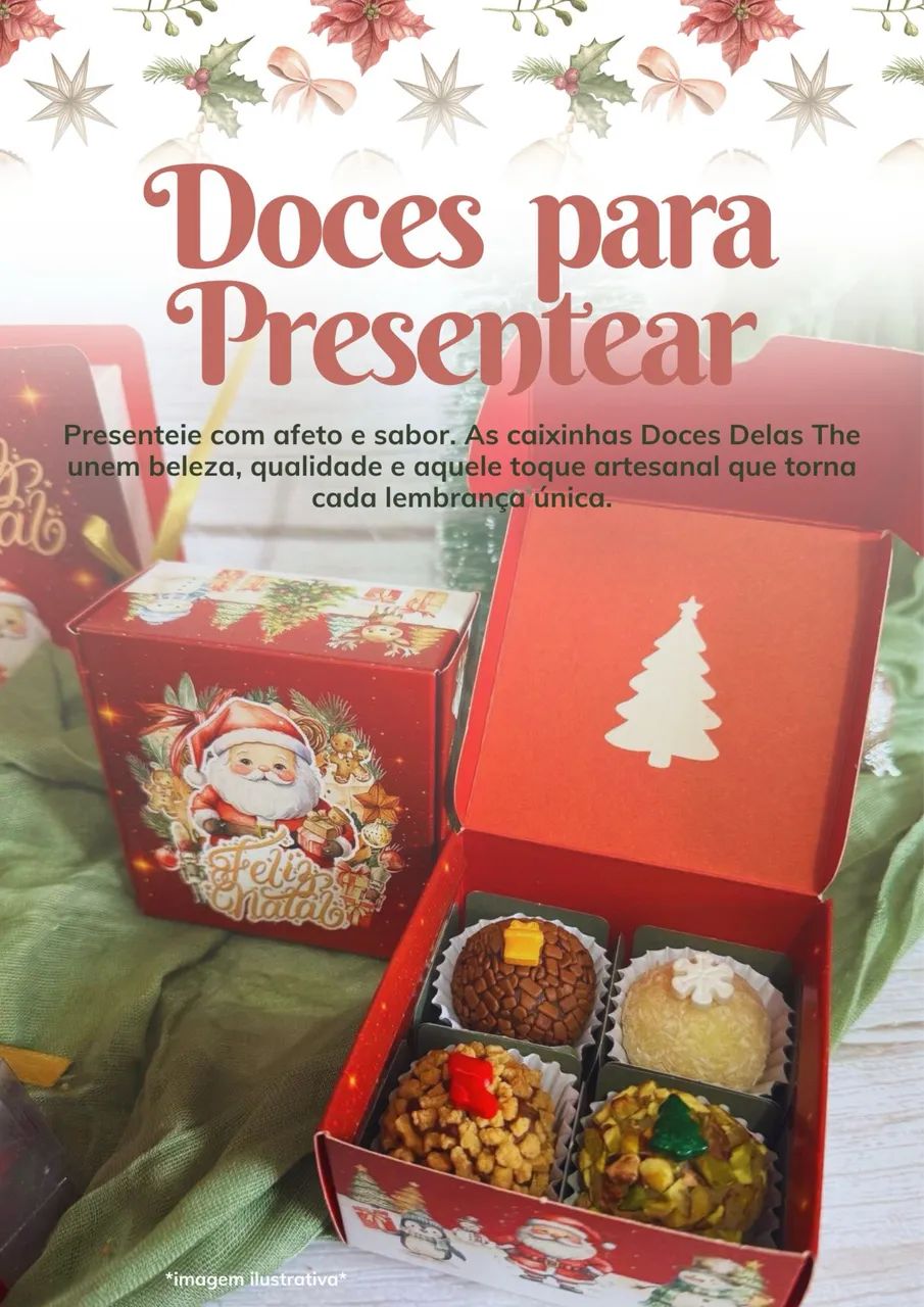 Brigadeiro para presentear Natal - Foto 4
