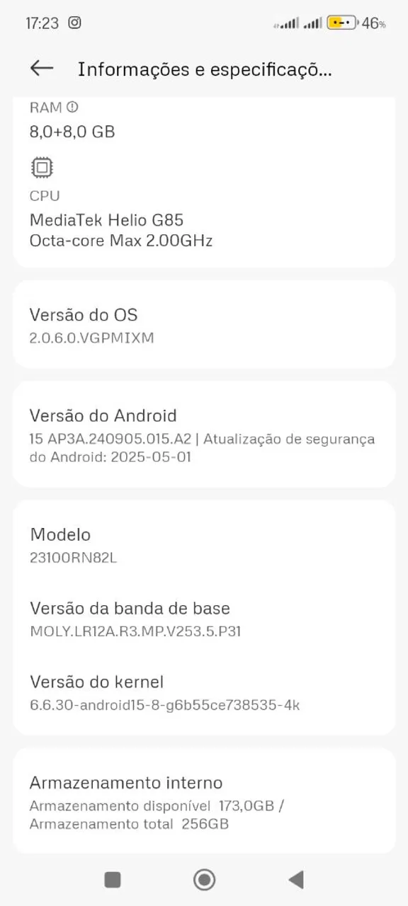 Redimi 13C, 256GB. Semi-novo.