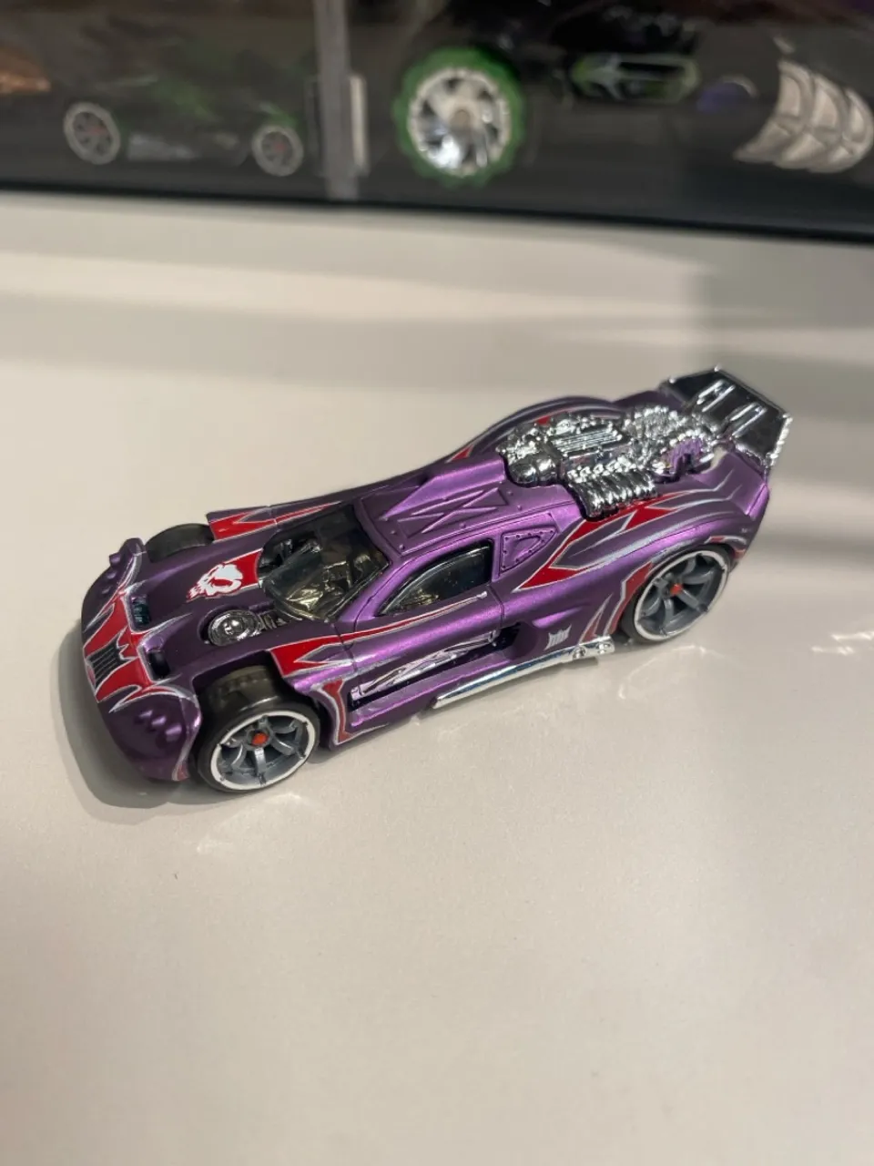Hot Wheels Acceleracers Spine Buster Roxo