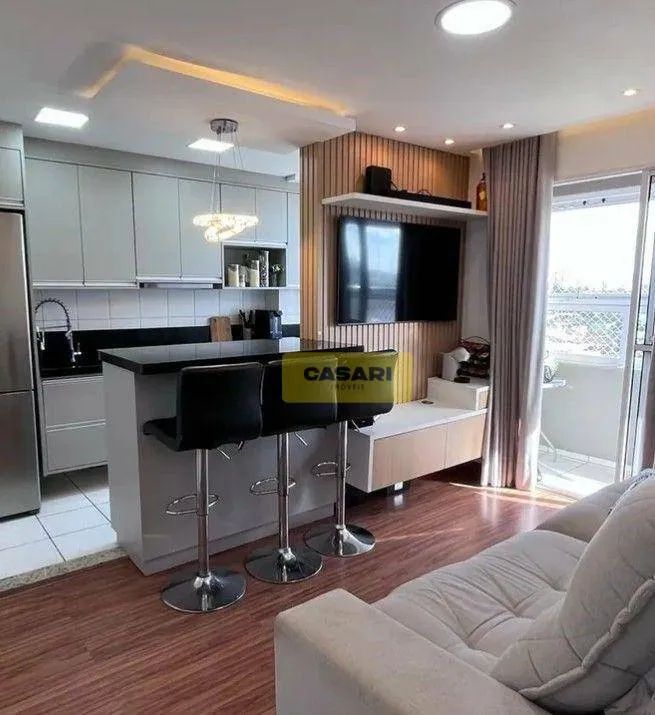Apartamento com 2 dormitórios à venda, 50 m² - Vila Metalúrgica - Santo André/SP
