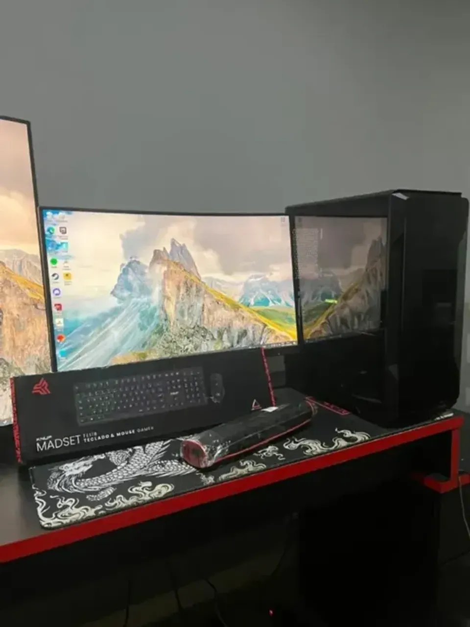 PC Gamer com RTX, Monitor 27" 240hz, Ryzen 7 5700, Periféricos, completo!!