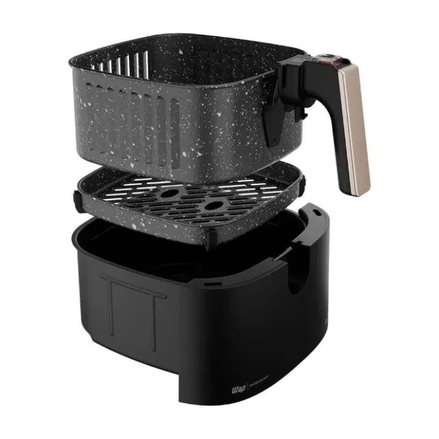 Fritadeira Air Fryer Elétrica Wap 5,2 Litros Grand Family - NOVA - Foto 5