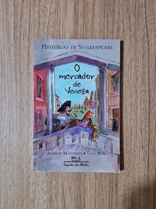 Livro O mercador de Veneza - Histórias de Shakespeare