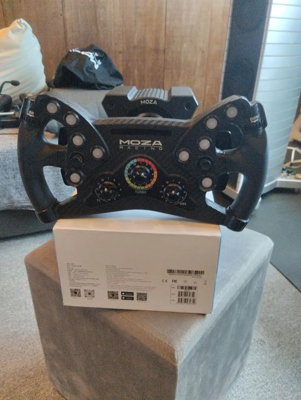 Moza R12 Racing Volante Ks não Fanatec Simagic