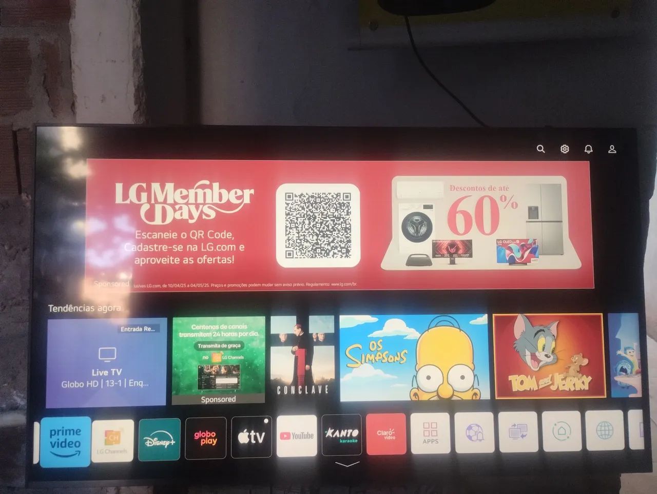 Smart tv Android 4k LG 50 polegadas compatível com Alexa bluetooth comando de voz e jogos  - Foto 2