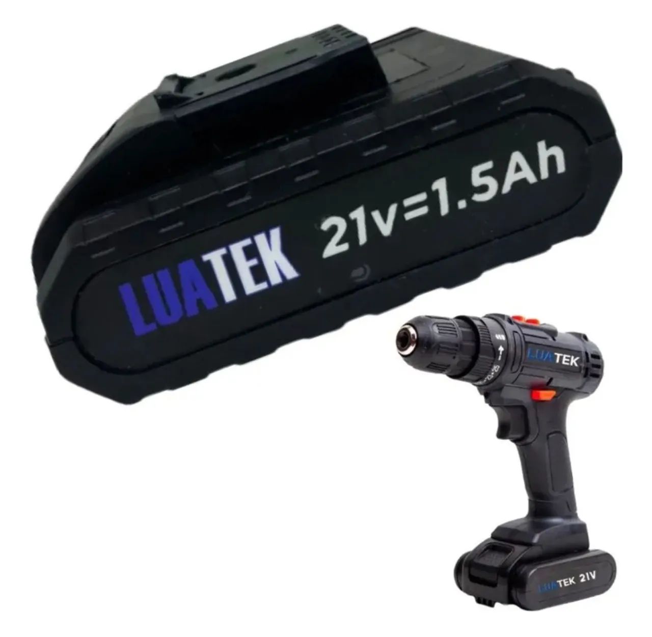 Bateria de parafusadeira 21v 1.5Ah Luatek - Foto 2