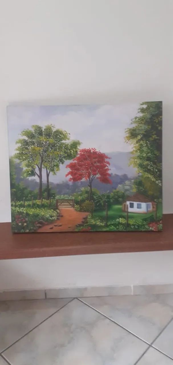 Quadro Decorativo Parede - Sitio 60x70cm