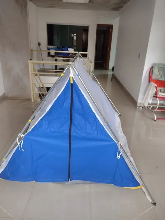 Barraca De Camping Canadense 3 Lugares Padrão Completa - Foto 4