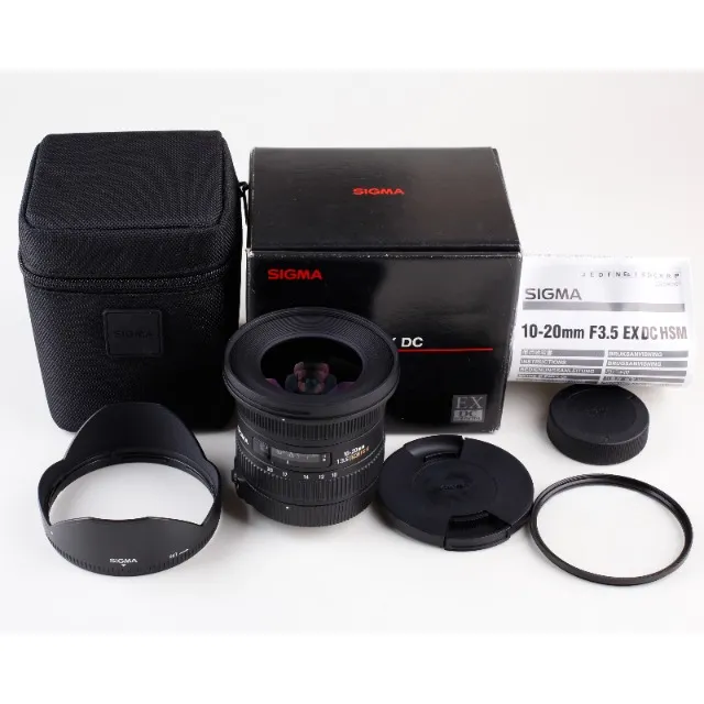 ★美品★ SIGMA EX 10-20mm 1:3.5 DC HSM Lente Sigma EX 10-20mm f3.5 | expedicaofilmes