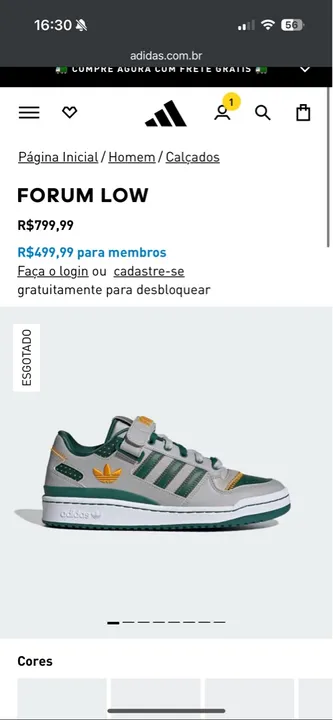 Tênis Adidas Forum Low Verde edição limitada