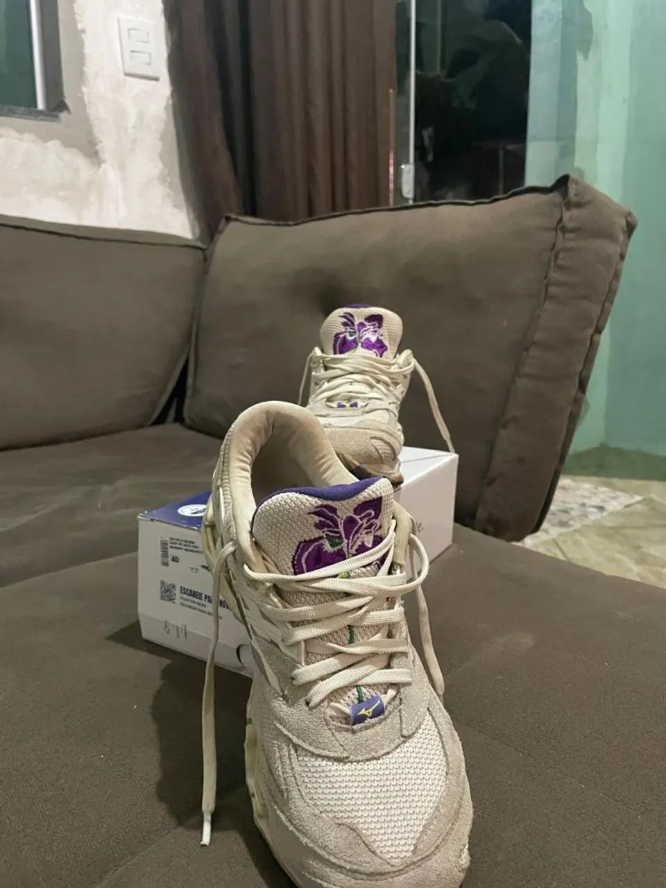 Tênis Mizuno Wave Prophecy LS flor de lótus  - Foto 2