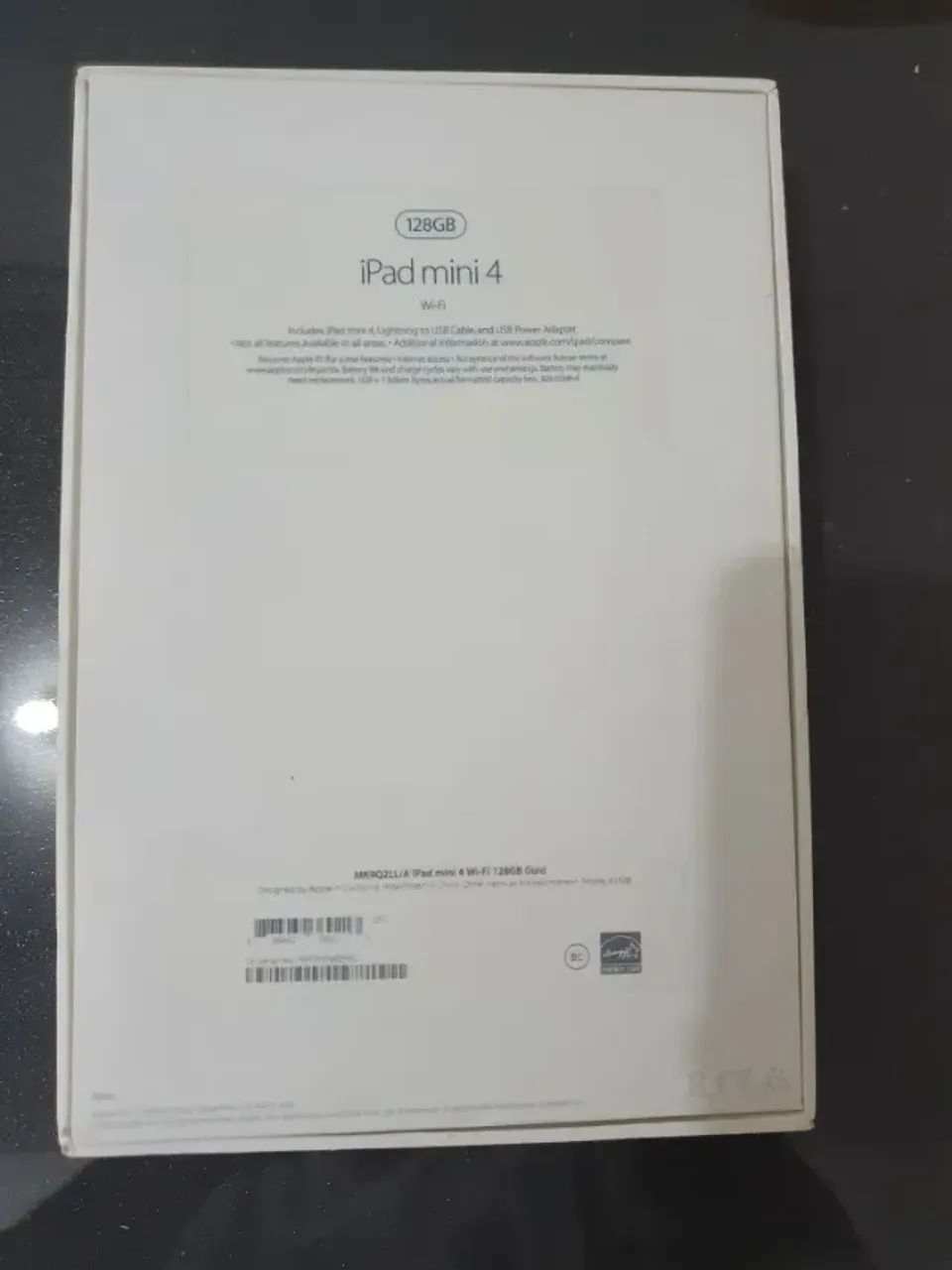 Caixa Embalagem Ipad mimi 4 128GB  Space Gray - Foto 2