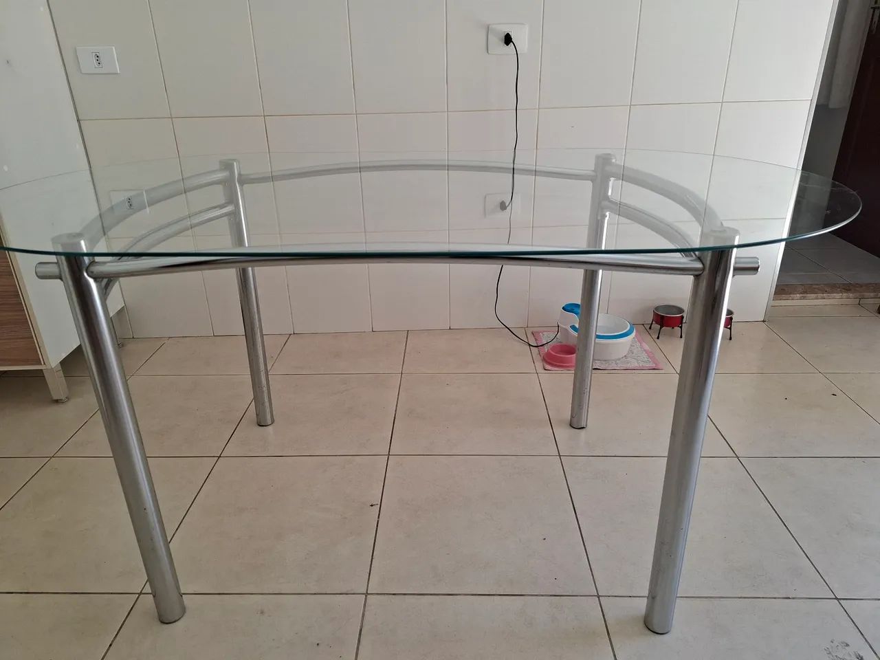 Mesa com tampo de vidro - Foto 5