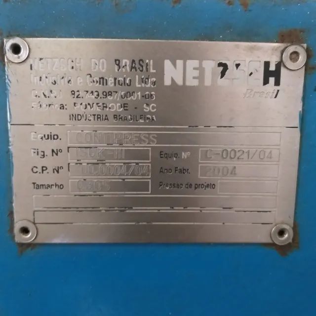 Prensa de Parafuso tipo C marca Netzsch Contipress - Foto 3