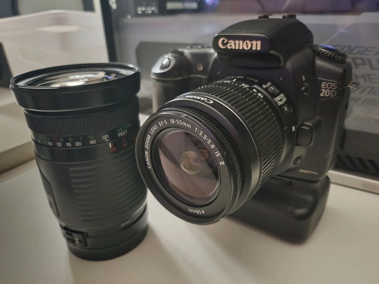 Canon 20D com 2 lentes - nostalgia