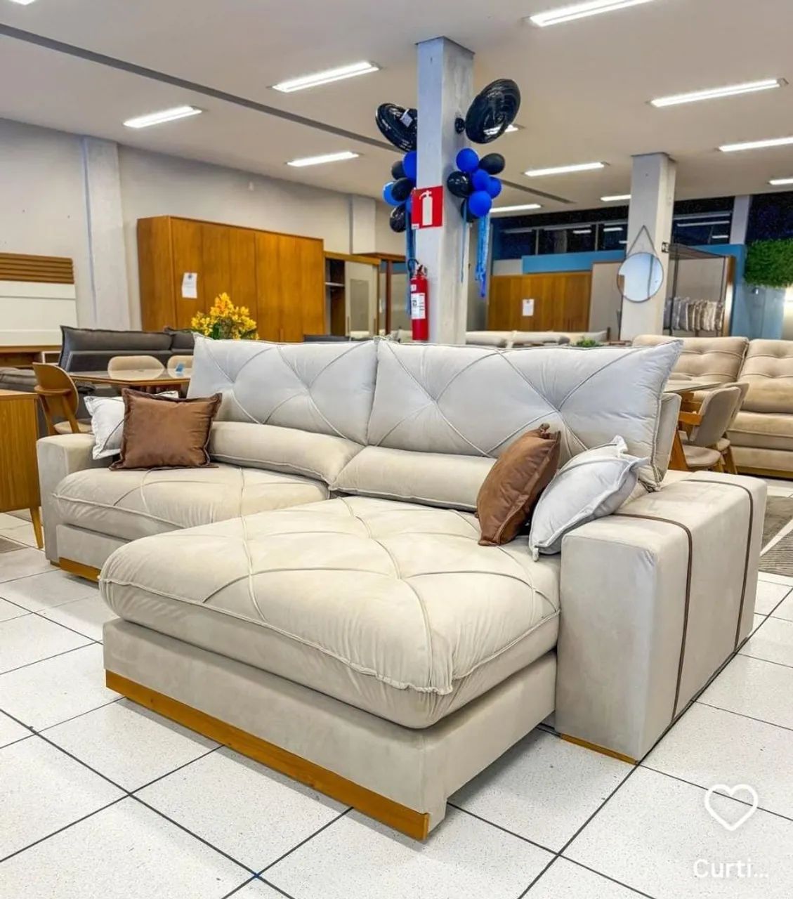 SOFÁ RETRATIL RECLINAVEL 2,50 ESPUMA D33 MOLAS ENSACADA 