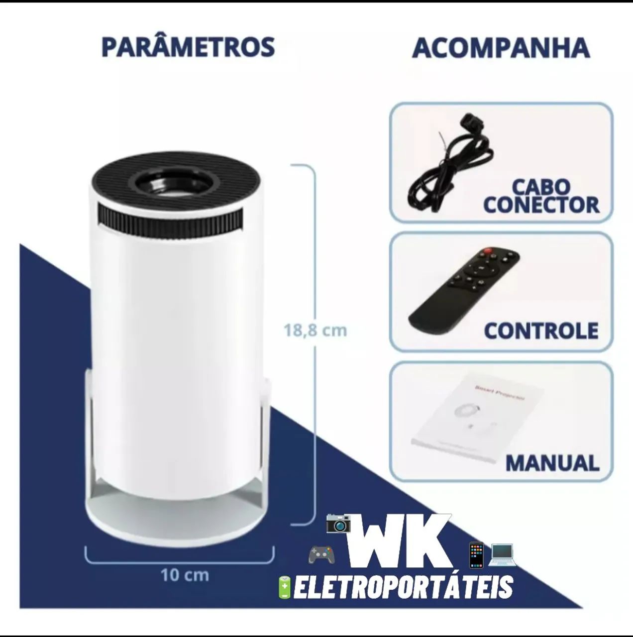 Projetor 4k novos laclados (entrego) - Foto 3