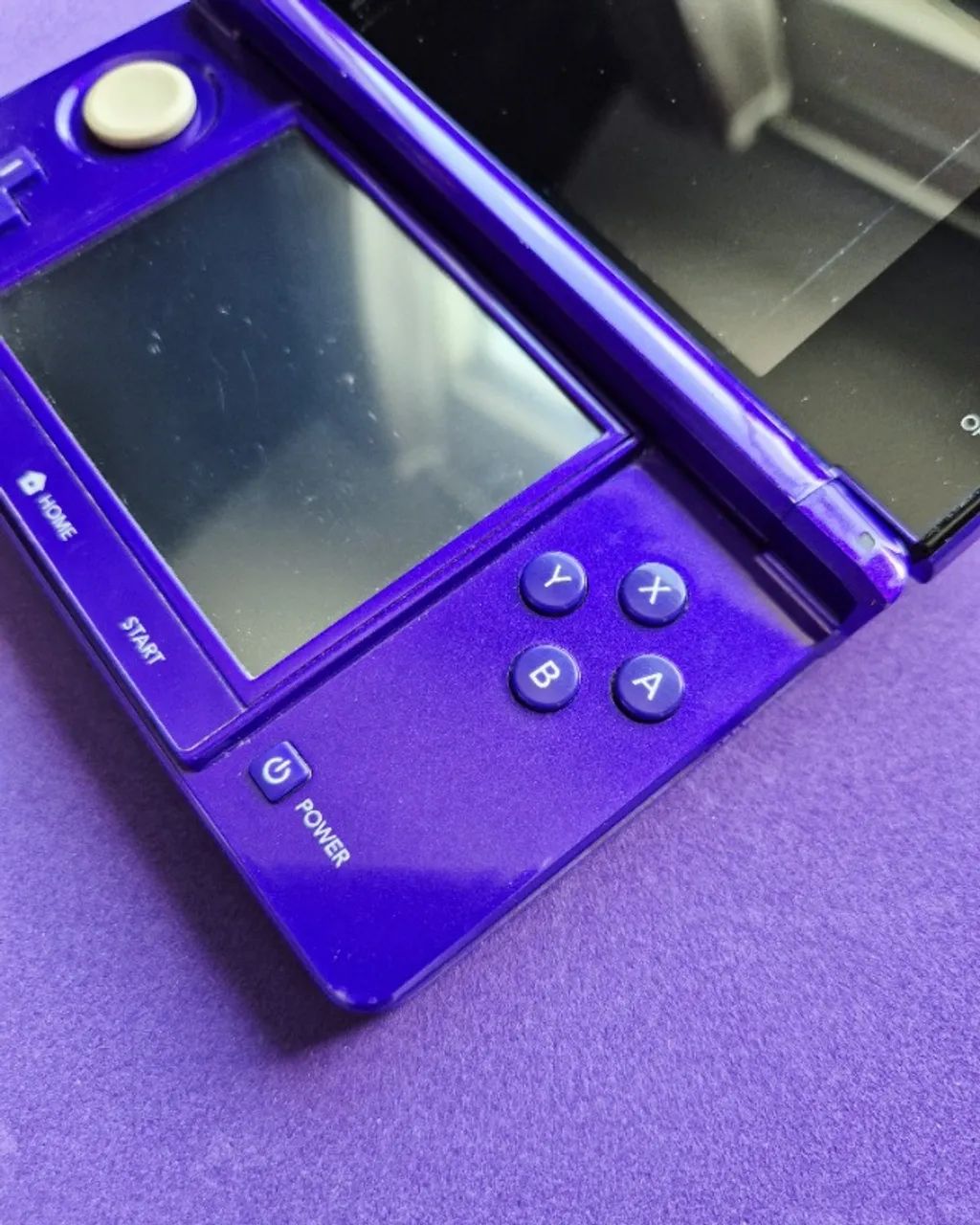 Nintendo 3DS Roxo Desbloqueado 64Gb Seminovo - Foto 3