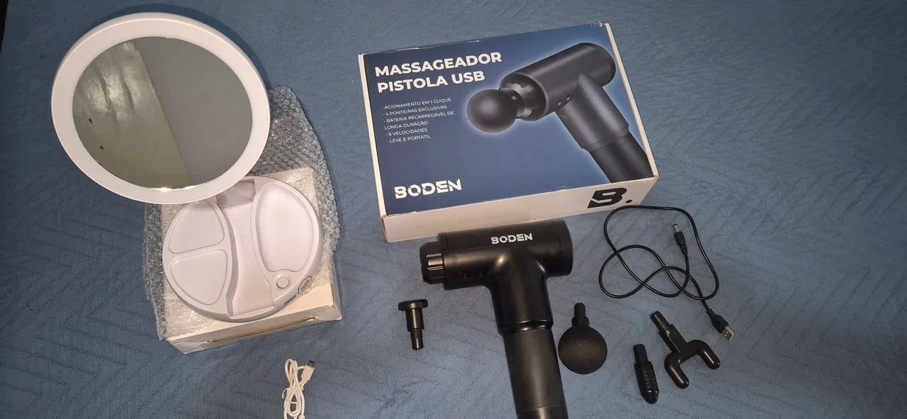 Massageador e espelho com Led e Grau.  - Foto 2
