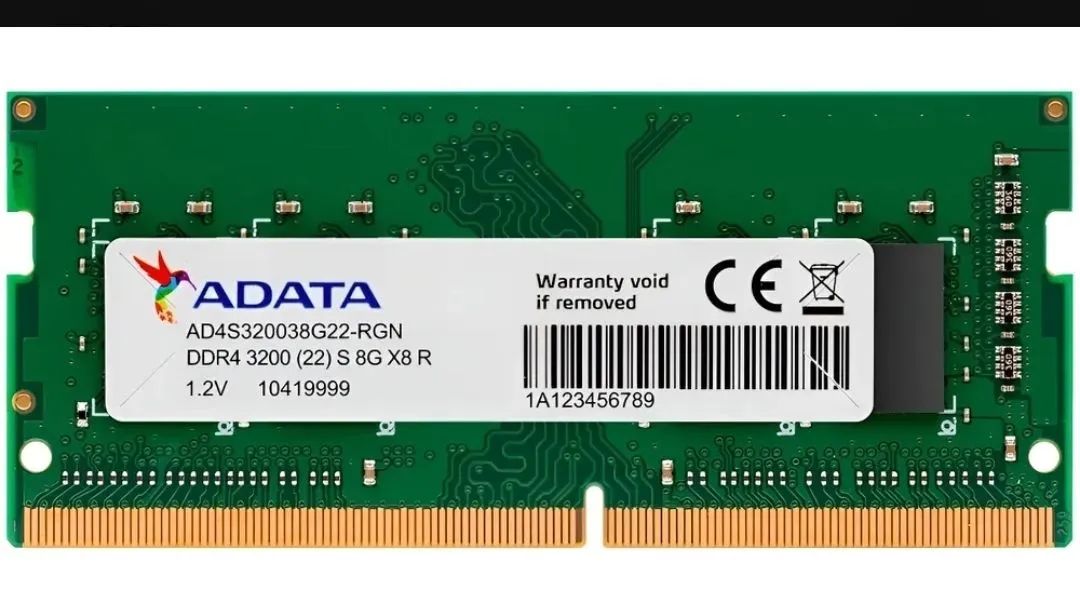 8GB ADATA Premier Green RAM Memory, Obs: I removed the sticker but it's brand new.64302739706626120