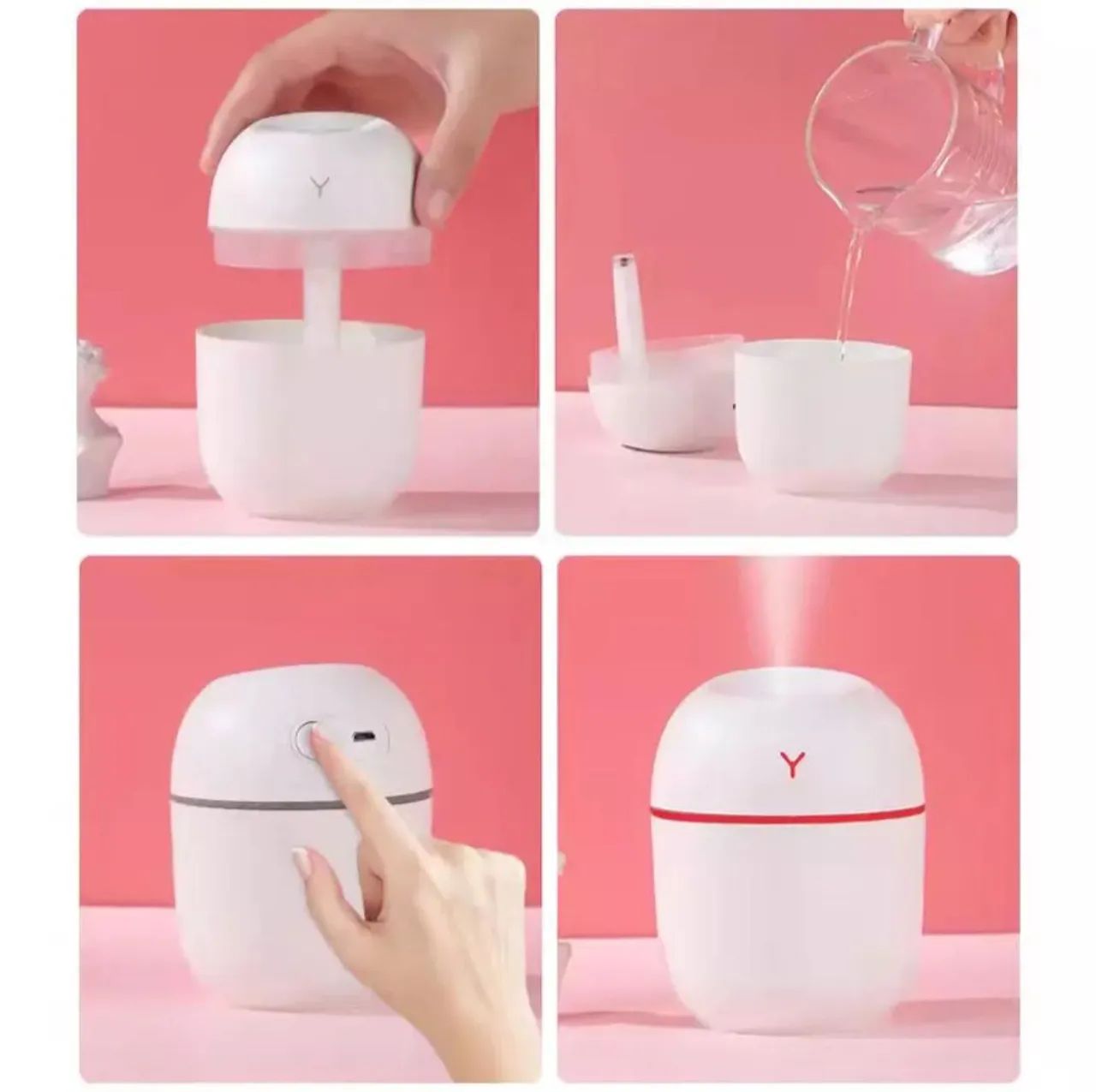 Umidificador de Ar Ultrassônico 220ml - Foto 4