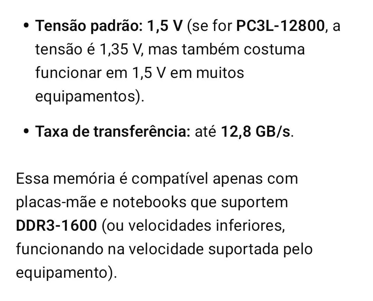Memória DDR3 4GB 1RX8 PC3 12800 - Foto 5