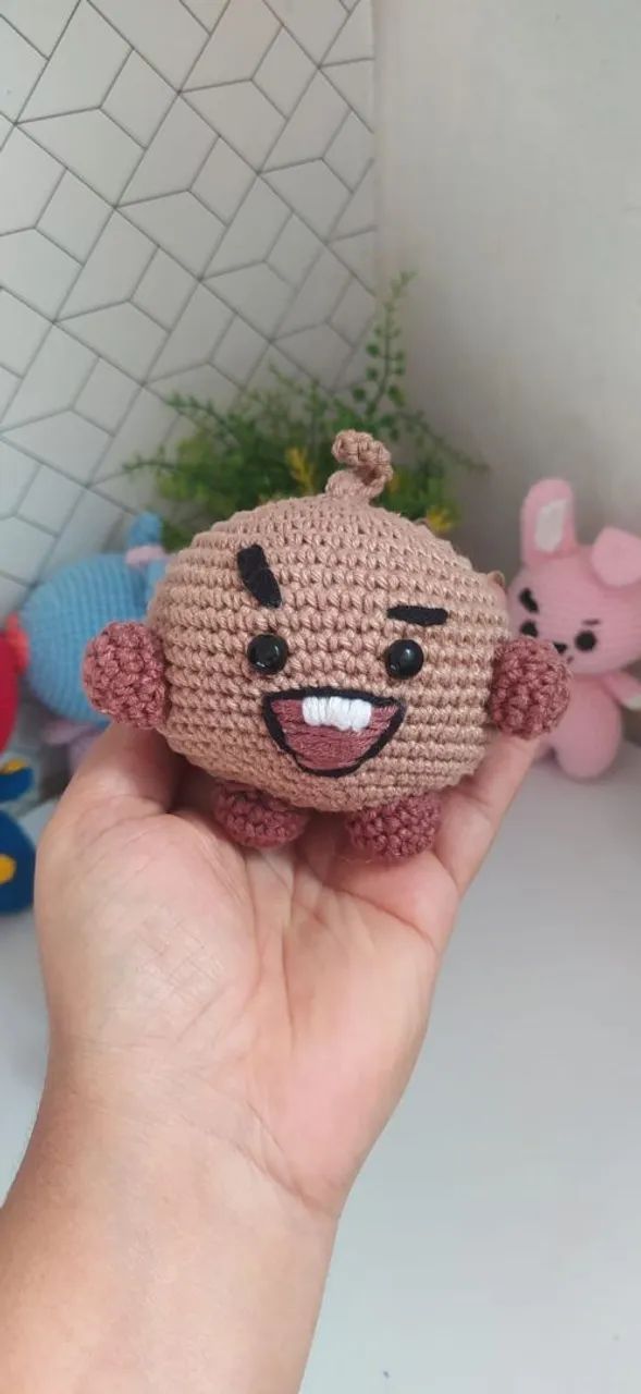 BTS Bt21 Amigurumi Crochê  - Foto 2