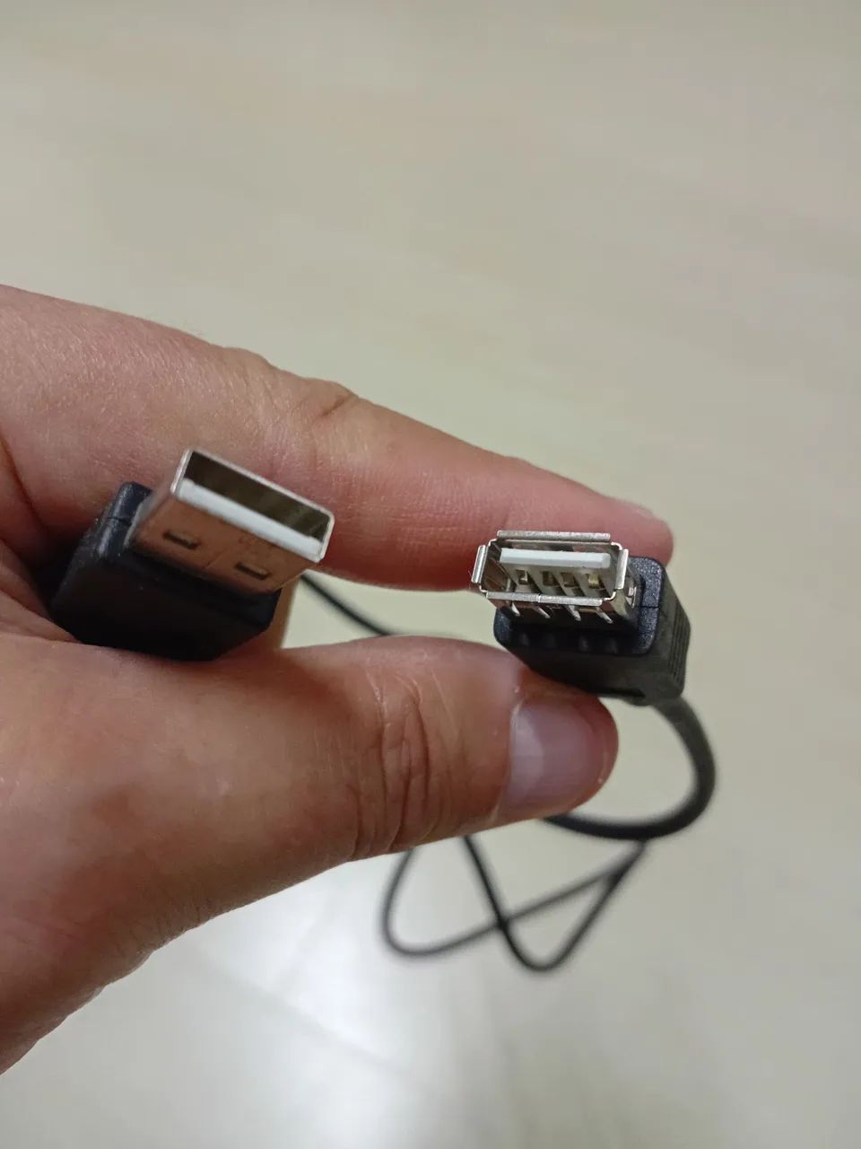 Cabo prolongador USB 1 metro 